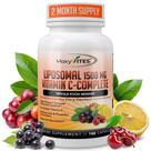 Suplemento MoxyVites de vitamina C lipossomal com zinco 1500 mg 3 mg