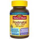 Suplemento multivitamínico pós-natal Nature Made + DHA 200mg