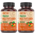 Suplemento multivitamínico vegano DEVA 90 comprimidos (pacote com 2)