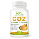 Suplemento MUSCLE FOOD LABS C D Z Vitamina C 1000 mg D3 125 mcg