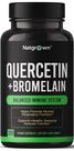 Suplemento Natgrown Quercetina 500mg com bromelaína 120 cápsulas Suplemento Natgrown Quercetina 500mg com bromelaína 120 cápsulas