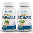 Suplemento Natural Cure Labs L-Lisina + Monolaurina 600 mg 200 cápsulas Suplemento Natural Cure Labs L-Lisina + Monolaurina 600 mg 200 cápsulas