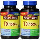 Suplemento natural de vitamina D3 1000 UI 600 cápsulas gelatinosas