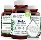 Suplemento Natural Nutra Kelp Iodine Thyroid Support 225mcg