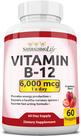 Suplemento NaturalisimoLife Vitamina B12 6.000 mcg Morango 60 ct Suplemento NaturalisimoLife Vitamina B12 6.000 mcg Morango 60 ct