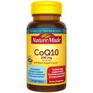 Suplemento Nature Made CoQ10 200 mg com pimenta preta 60 cápsulas gelatinosas