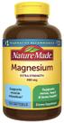 Suplemento Nature Made de Magnésio de Alta Potência 400 mg 150 Cápsulas Gelatinosas Suplemento Nature Made de Magnésio de Alta Potência 400 mg 150 Cápsulas Gelatinosas