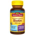 Suplemento Nature Made Maximum Strength Biotina 5000mcg x120