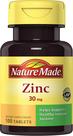 Suplemento Nature Made Zinc 30 mg 100 comprimidos (pacote com 6)