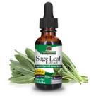 Suplemento Nature's Answer Sage Leaf 30 ml sem álcool