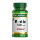 Suplemento Nature's Bounty Biotina 10.000 mcg Cápsulas de 120 Ct Suplemento Nature's Bounty Biotina 10.000 mcg Cápsulas de 120 Ct