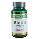 Suplemento Nature's Bounty Biotina 5000mcg 72 cápsulas gelatinosas x 2