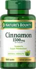 Suplemento Nature's Bounty Cinnamon 1500mg - 100 Cápsulas Suplemento Nature's Bounty Cinnamon 1500mg - 100 Cápsulas