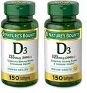 Suplemento Nature's Bounty de Vitamina D3 5000IU 150 Cápsulas Gelatinosas Suplemento Nature's Bounty de Vitamina D3 5000IU 150 Cápsulas Gelatinosas