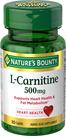 Suplemento Nature's Bounty L-Carnitina 500 mg 30 comprimidos