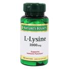 Suplemento Nature's Bounty L-Lisina 1000 mg 60 comprimidos