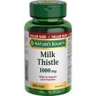 Suplemento Nature's Bounty Milk Thistle - 200 Cápsulas