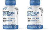 Suplemento Nature's Fusions Magnésio Glicinato 480 mg 120 cápsulas