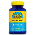 Suplemento Nature's Life Ácido Málico 800mg 100 Cápsulas