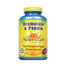 Suplemento Nature's Life Bromelaína e Papaína 250mg (250ct)
