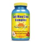 Suplemento Nature's Life Cal Mag Zinc Complex 250 comprimidos