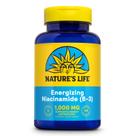 Suplemento Nature's Life Energizing Niacinamida B3 1000mg Suplemento Nature's Life Energizing Niacinamida B3 1000mg