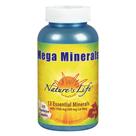 Suplemento Nature's Life Mega Minerals Complex 250 cápsulas