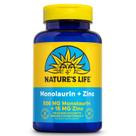 Suplemento Nature's Life Monolaurina + Zinco 936 mg/15 mg