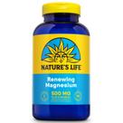 Suplemento Nature's Life Renewing Magnésio 500mg com vitamina B-6
