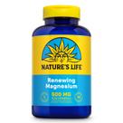 Suplemento Nature's Life Renewing Magnésio 500mg com vitamina B-6