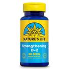 Suplemento Nature's Life Strengthening Vitamin D2 2000 UI