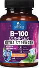 Suplemento Nature's Nutrition Super B Vitamin Complex 60 cápsulas