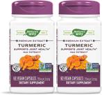Suplemento Nature's Way Turmeric 750mg - 120 Cápsulas Veganas