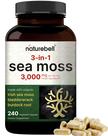 Suplemento NatureBell Irish Sea Moss 3000 mg 240 cápsulas
