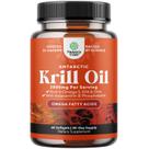 Suplemento Natures Craft Aceite de Kril Antártico 2000mg 60 Cápsulas Blandas