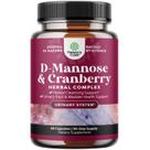 Suplemento Natures Craft D-Mannose 1000 mg com extrato de cranberry