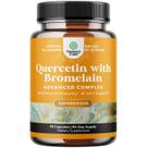 Suplemento Natures Craft Pure Quercetina 500 mg com bromelaína 90 Ct