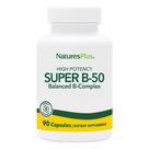 Suplemento Natures Plus Super B50-90 em cápsulas vegetarianas