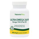 Suplemento Natures Plus Ultra Omega 3 6 9 1200 mg 60 cápsulas gelatinosas