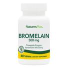Suplemento NaturesPlus Bromelaína 500 mg 60 comprimidos vegetarianos