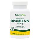 Suplemento NaturesPlus Bromelaína Mastigável 40 mg 180 comprimidos Suplemento NaturesPlus Bromelaína Mastigável 40 mg 180 comprimidos