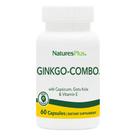 Suplemento NaturesPlus Gingko-Combo 120 mg 60 cápsulas veganas