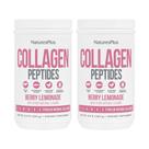 Suplemento NaturesPlus, peptídeos de colágeno, limonada de frutas vermelhas, 0,36 kg Suplemento NaturesPlus, peptídeos de colágeno, limonada de frutas vermelhas, 0,36 kg