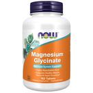 Suplemento NOW Foods Glicinato de Magnésio - 180 Comprimidos (100mg)