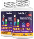Suplemento NuBest Tall Kids, comprimidos mastigáveis, 90 unidades, pacote com 2