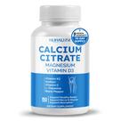 Suplemento NURAFUSE Citrato de cálcio e magnésio D3 1000IU 150 cápsulas