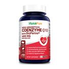 Suplemento Nusa Pure CoQ10 400 mg 100 cápsulas vegetarianas veganas
