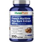 Suplemento Nusa Pure - Extrato de Casca de Pinheiro Francês (400mg)