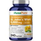 Suplemento Nusa Pure Extrato de Erva de São João 6000 mg 240 cápsulas