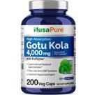 Suplemento Nusa Pure Gotu Kola - 200 Cápsulas de 4000mg